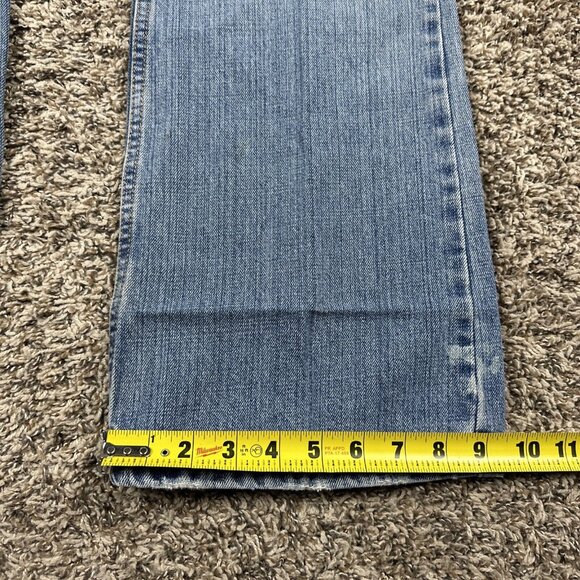 Levis Jeans Mens 34x30 Baggy 527 Bootcut Western Workwear Cotton Y2K Flare - Picture 9 of 12